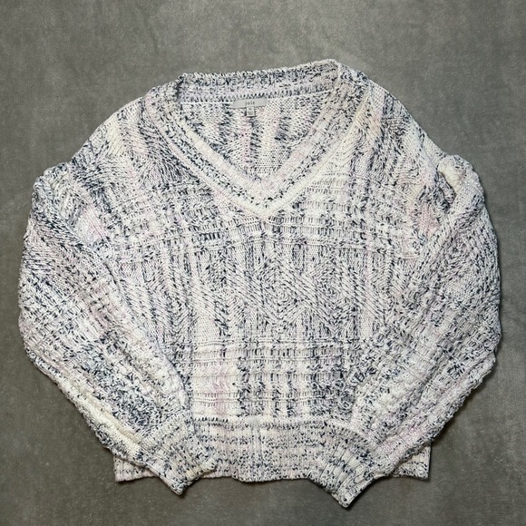 Joie Sweaters - Joie Sydnee Sweater Women Size XS Porcelain Marled Knit V Neck Balloon Sleeve
